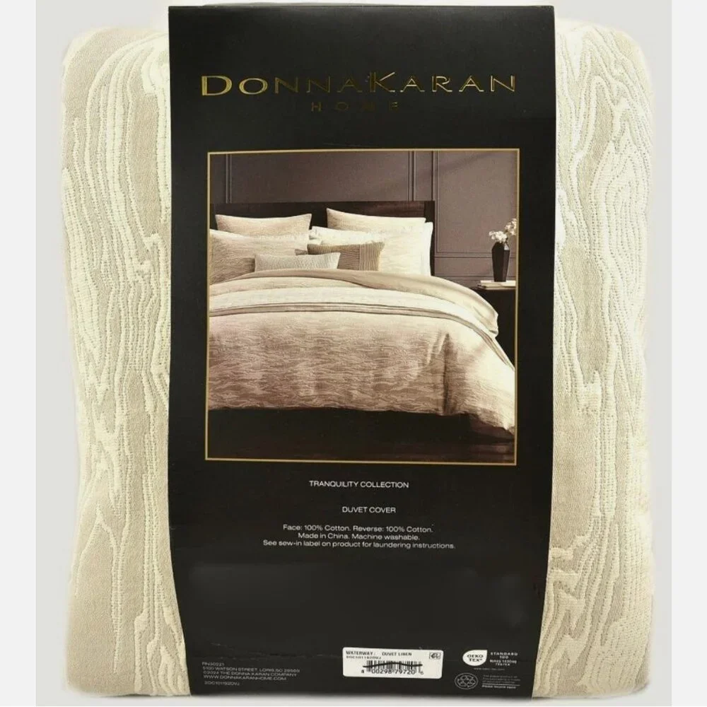 5 Pc Set Donna Karan Home Tranquility King Duvet Cover